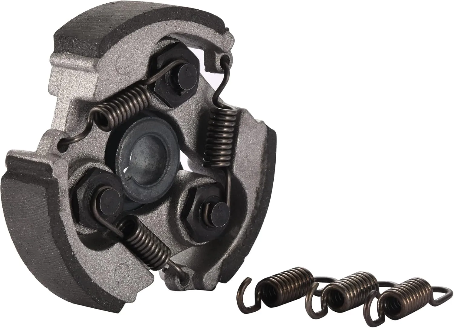 WOOSTAR Clutch Pad with 3 Springs Replacement for 2 Stroke 47cc 49cc 50cc 53cc Coolster Mini Pocket Bike Dirt Pit Bike Crosser ATV