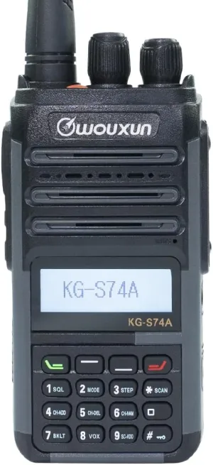 Wouxun KG-S74A Compact Waterproof VHF Aviation Radio with USB-C Charging