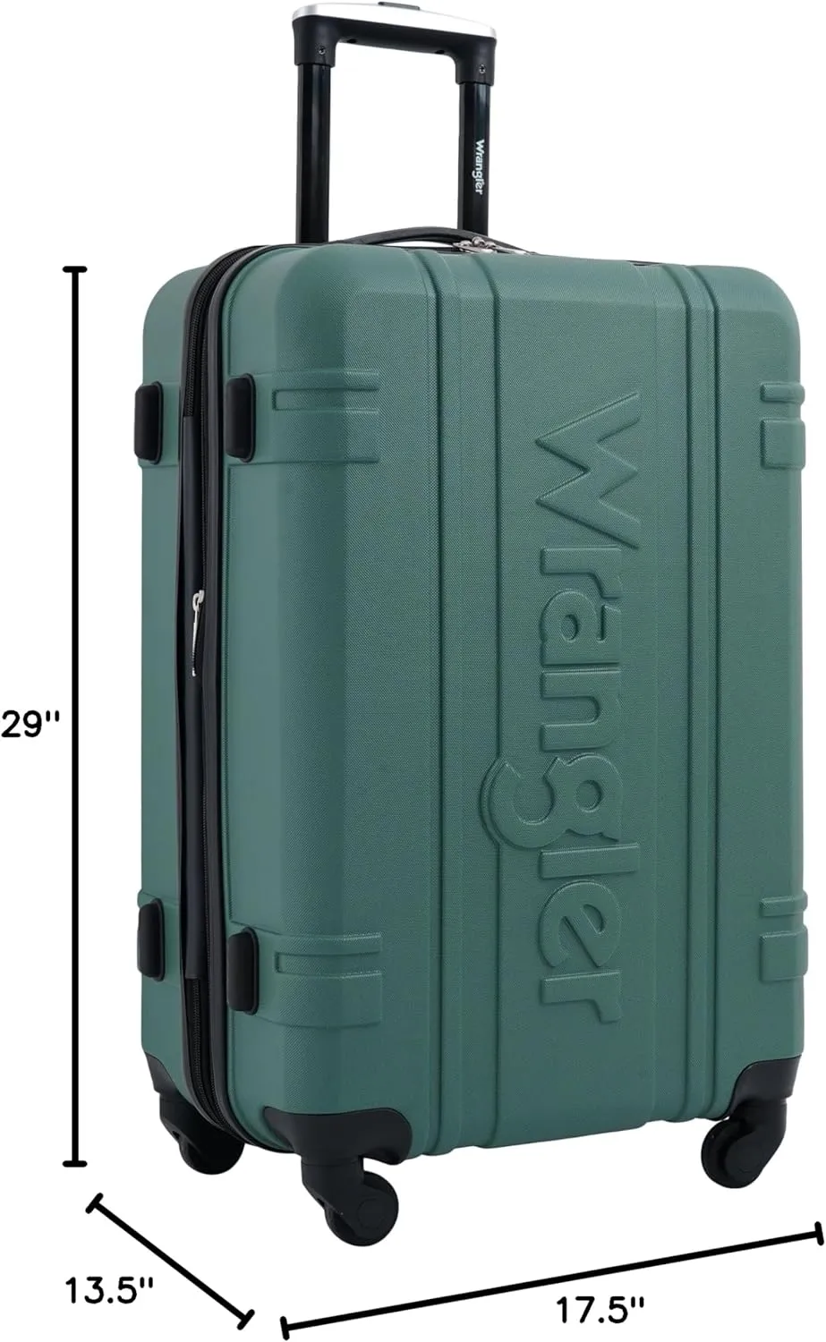 Wrangler Astral Travel Luggage, Sage Brush, 3 Piece Set