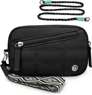 Wristlet Clutch Wallet Purse for Women, RFID Blocking,Credit Card Holder Phone Organizer for Travel or work