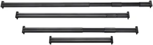 Yakima SideBar, Long Bed Side Rails for Overhaul HD and Outpost HD, Full Adjustable from 50 to 64 Inches Holds 100 Pounds, Black, Set of 2