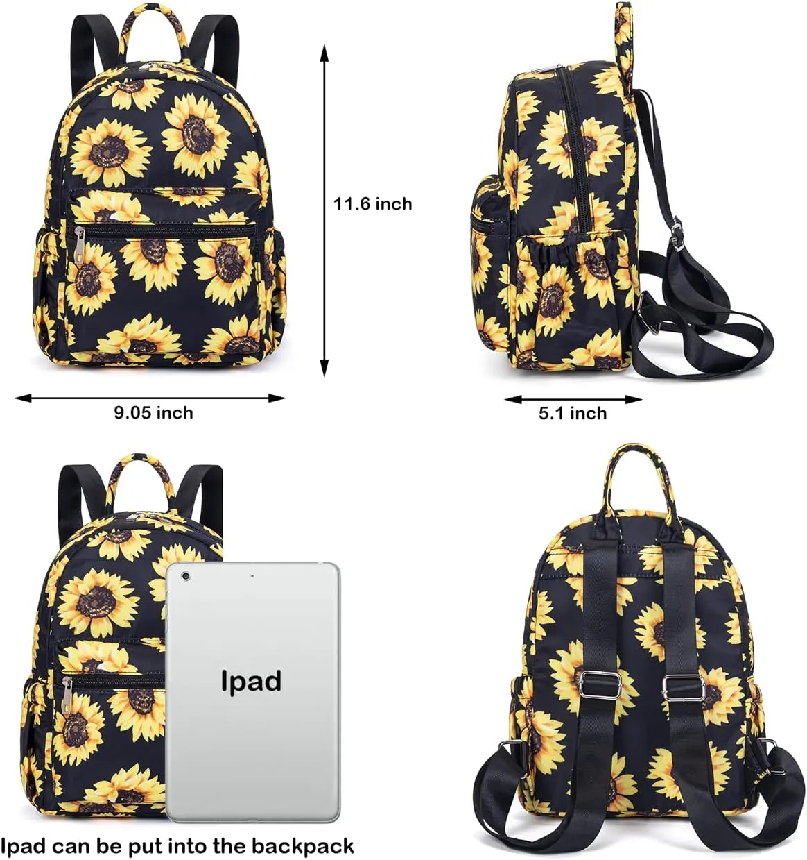 YiXiamo Mini Backpack Girls Water Resistant Small Backpack Purse Shoulder Bag for Womens Adult School Travel