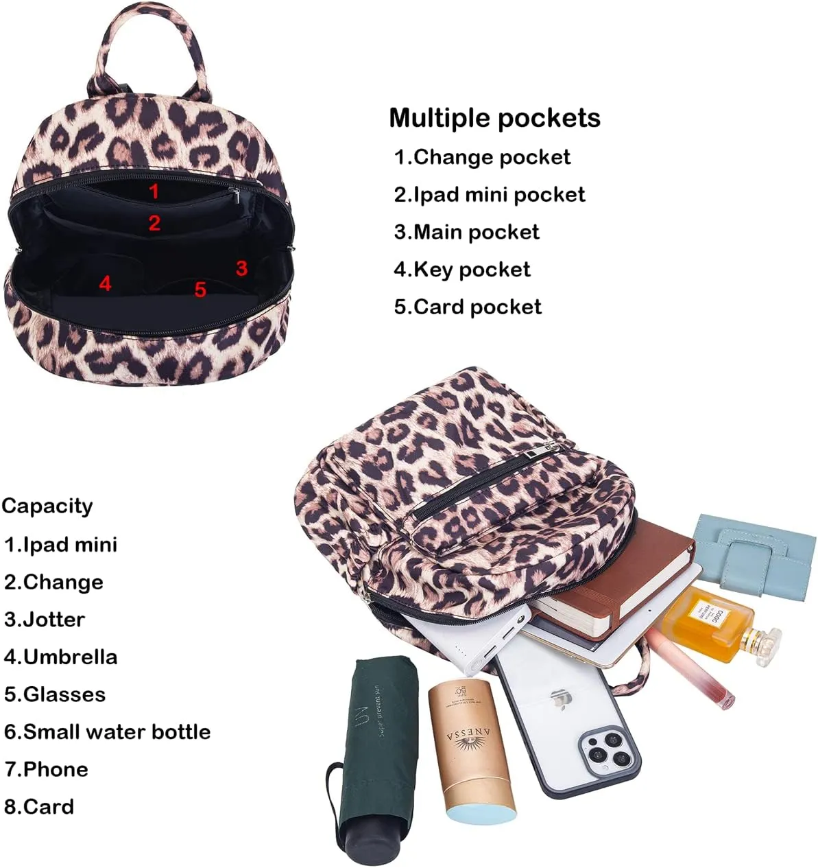 YiXiamo Mini Backpack Girls Water Resistant Small Backpack Purse Shoulder Bag for Womens Adult School Travel