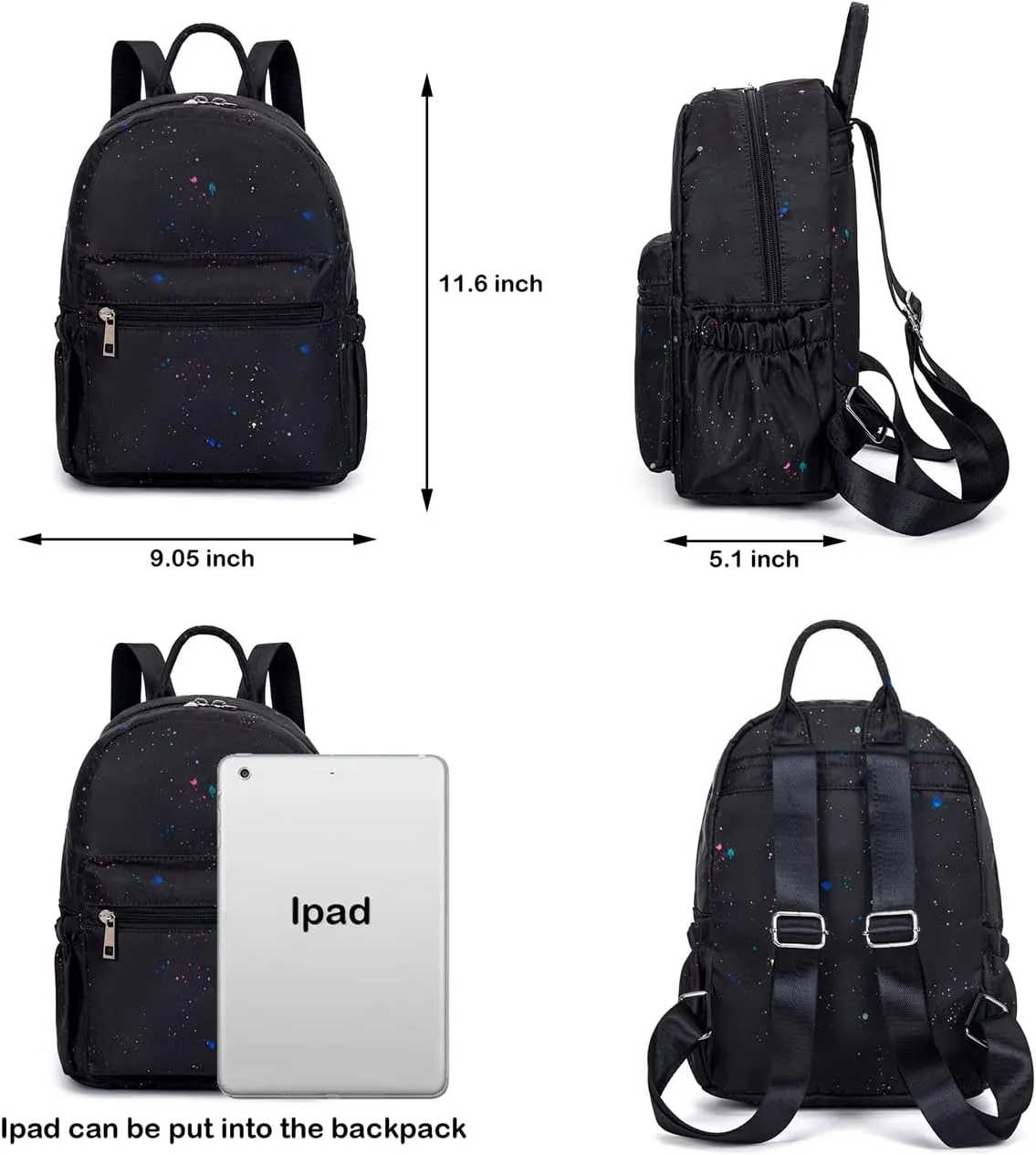 YiXiamo Mini Backpack Girls Water Resistant Small Backpack Purse Shoulder Bag for Womens Adult School Travel