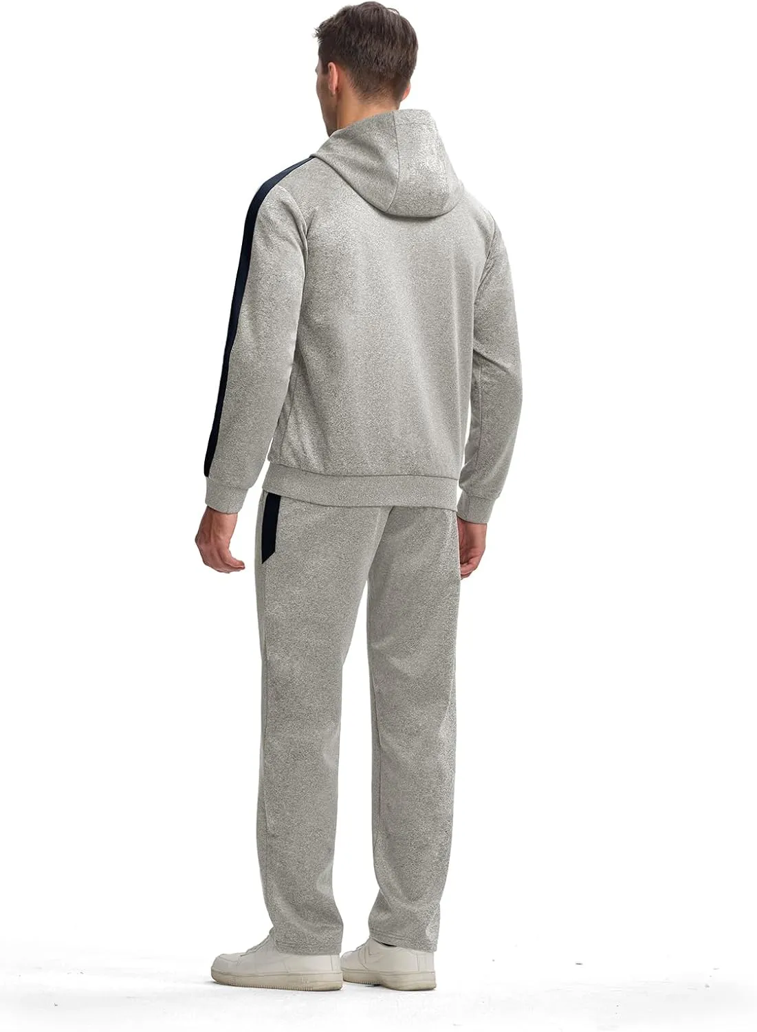 YSENTO Men's Tracksuits Outfits 2 Pieces Jogger Sets Jogging Track Sweat Suits Workout Warm Up Sweatsuit
