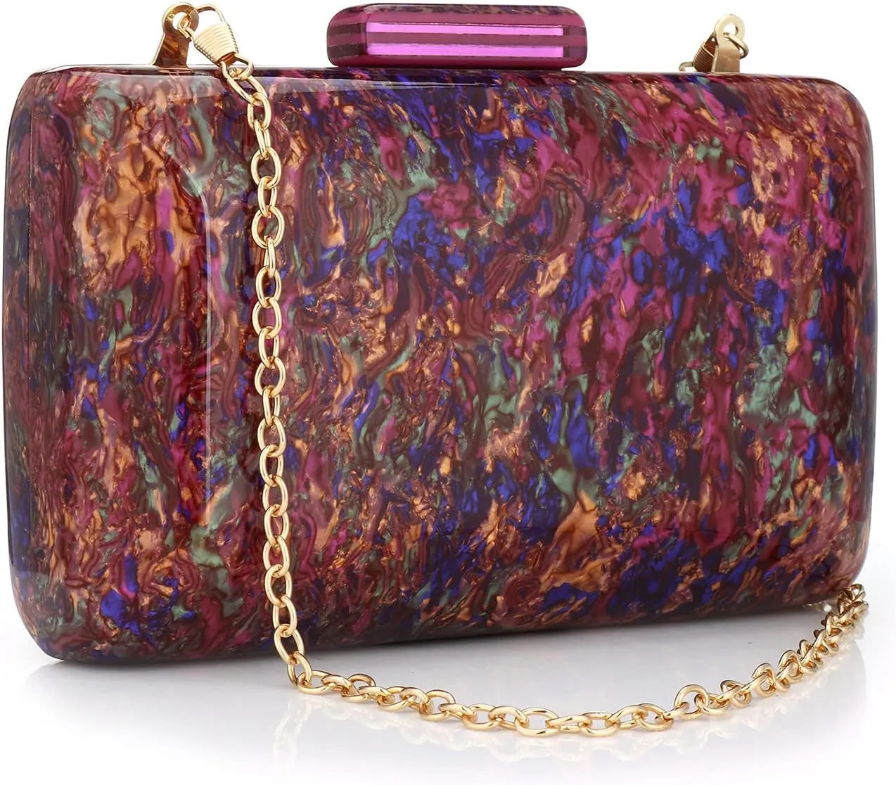 YYW Women’s Evening Clutch Acrylic Clutch Purses for Women Wedding Prom Dress Bag