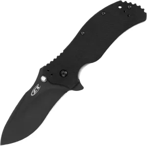 Zero Tolerance 0350 Folding Pocket Knife; 3.25” S30V Stainless Steel Blade with Black Tungsten DLC Finish; Textured G-10 Handle Scales, SpeedSafe Assisted Opening, Liner Lock, Quad-Mount Clip; 6.2 OZ.