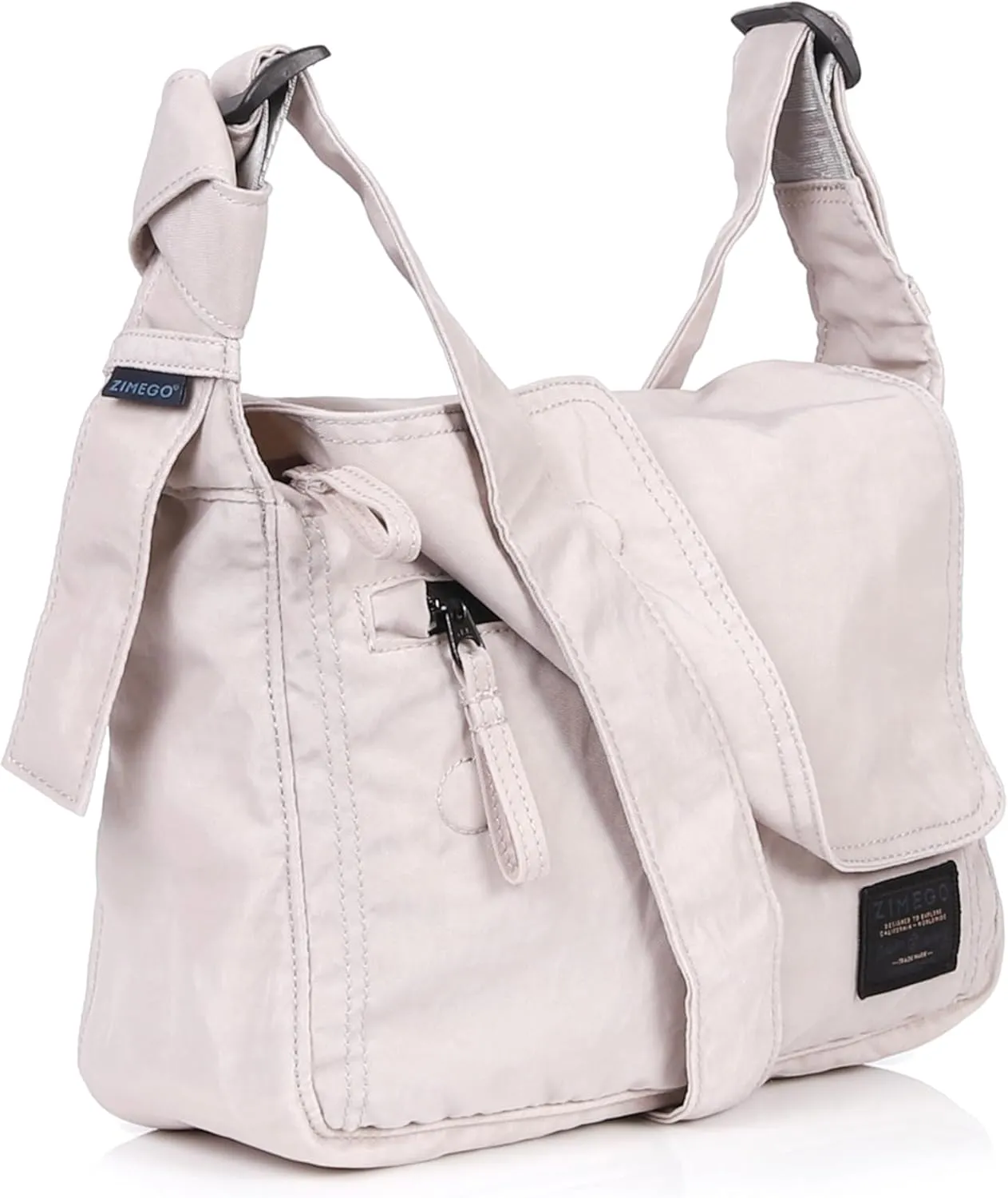 ZIMEGO Classic Crescent Crossbody Bag - Everyday Essential Travel Hobo Bag